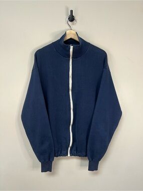 Vintage 1980s Zip Up Sweater